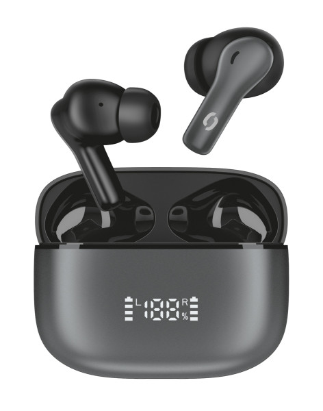 Bluetooth sluchátka - Aligator SUPER ANC+, černá