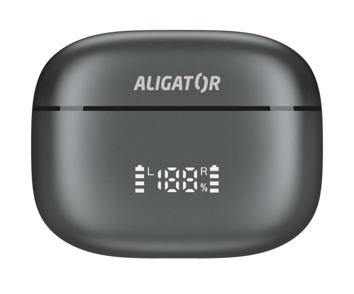 Bluetooth sluchátka - Aligator SUPER ANC+, černá