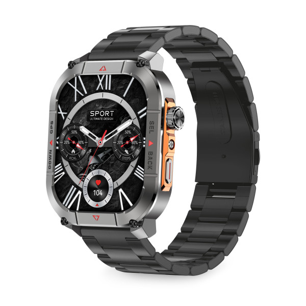 Chytré hodinky Aligator Watch sport GPS, černý