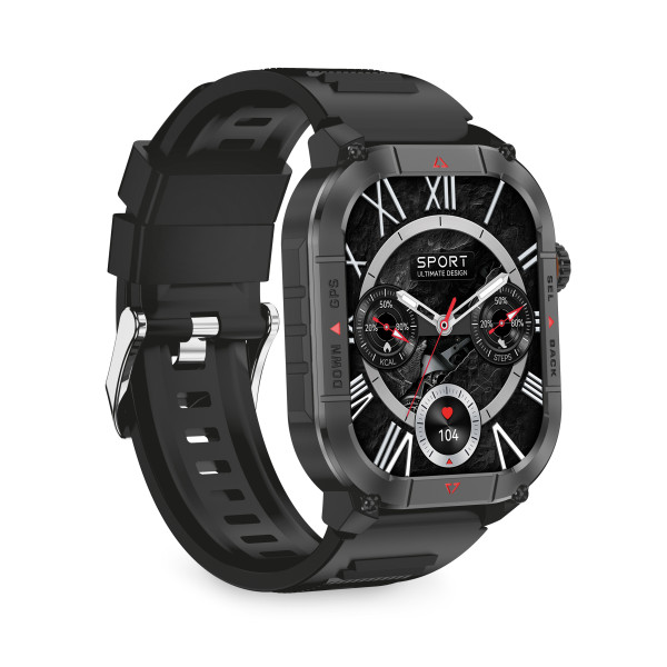 Chytré hodinky Aligator Watch sport GPS, černý