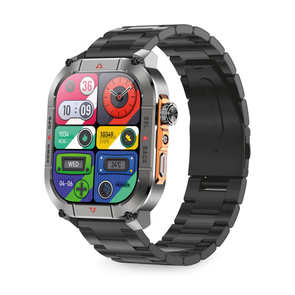 Chytré hodinky Aligator Watch sport GPS, černý