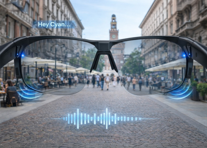Aligator Smart glasses sport, černý
