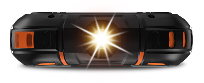 Odolný telefon Aligator R60 4G eXtremo, černo-oranžový