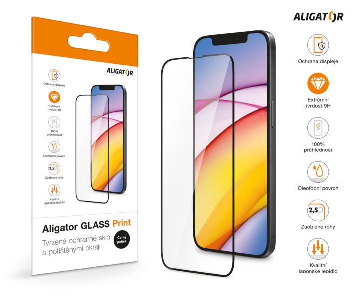 Ochranné sklo print Samsung A57 (5G) černé