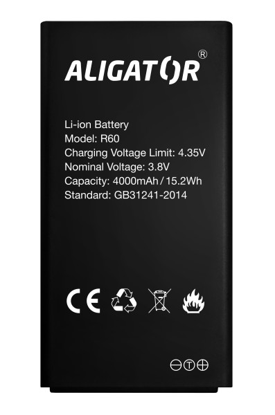 Baterie eXtremo, Li-Ion 4000 mAh, originální - Aligator R60