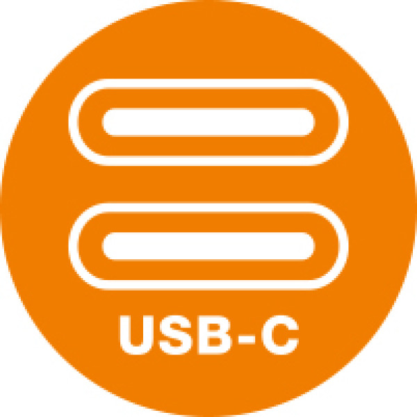 Nabíječka ALIGATOR GaN 45W 2x USB-C bílá