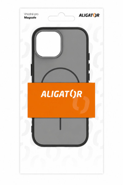 Kryt na mobil iPhone 15 ALIGATOR MagFit černý