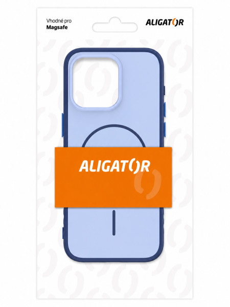 Kryt na mobil iPhone 15 Pro ALIGATOR MagFit modrý
