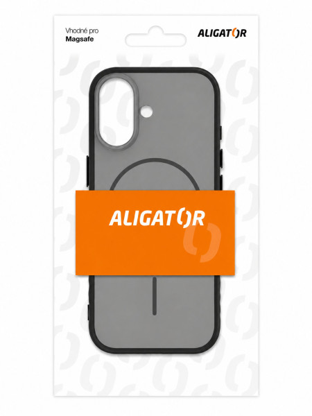Kryt na mobil iPhone 16 ALIGATOR MagFit černý