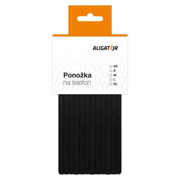 Ponožka na telefon ALIGATOR M černá