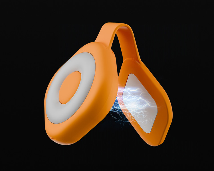 Svítilna LED, magnetická, zelená