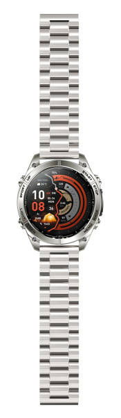Chytré hodinky Aligator Watch GPS Maps, stříbrné