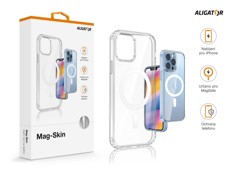 Silikonový kryt s MagSafe na mobil Apple iPhone 18 Pro - Aligator Mag-Skin