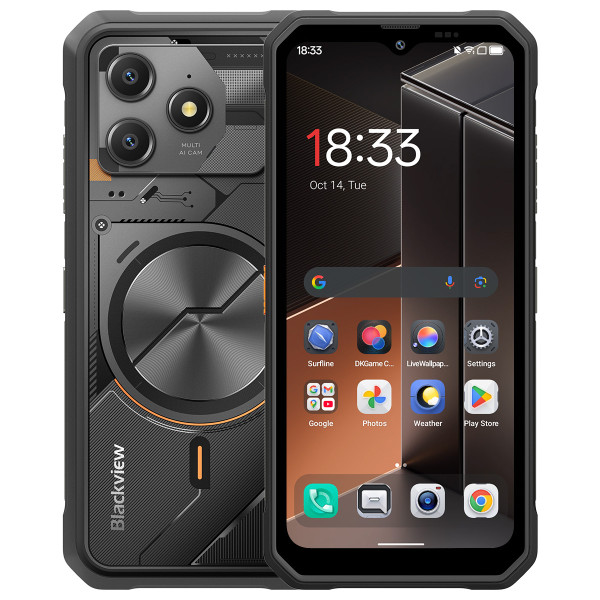 Mobilní telefon Blackview FORT 100 6/128 GB, černý