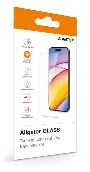 Tvrzené sklo na mobil Samsung Galaxy A18 - Aligator GLASS
